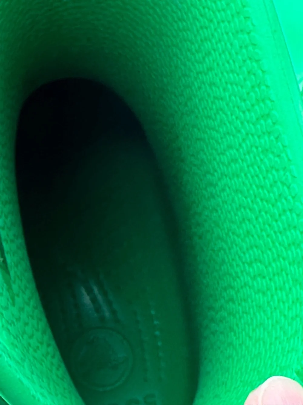 Crocs Handle It Green Boots Size J-3